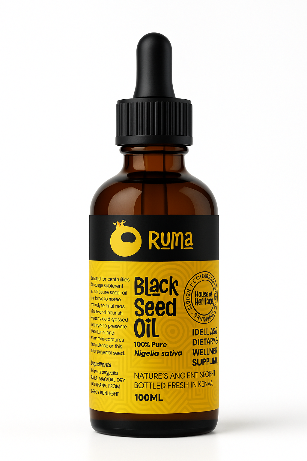 Black Seed Oil - 100ml (dropper)