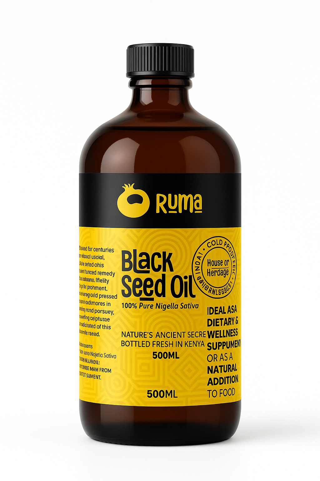 Black Seed Oil - 500ml